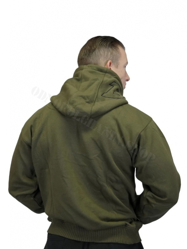 Толстовка мужская Brachial Zip-Hoodys «Gain» Зеленая 