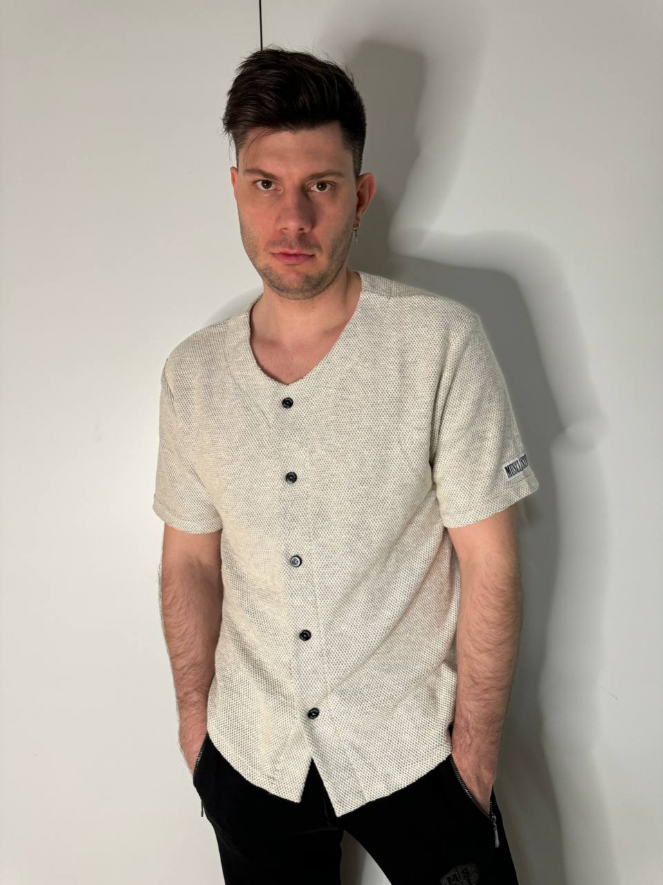 Футболка/рубашка букле от MUSCLE STEEL. 