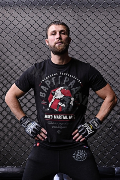 ФУТБОЛКА ВАРГГРАДЪ МУЖСКАЯ ЧЁРНАЯ "MMA" 
