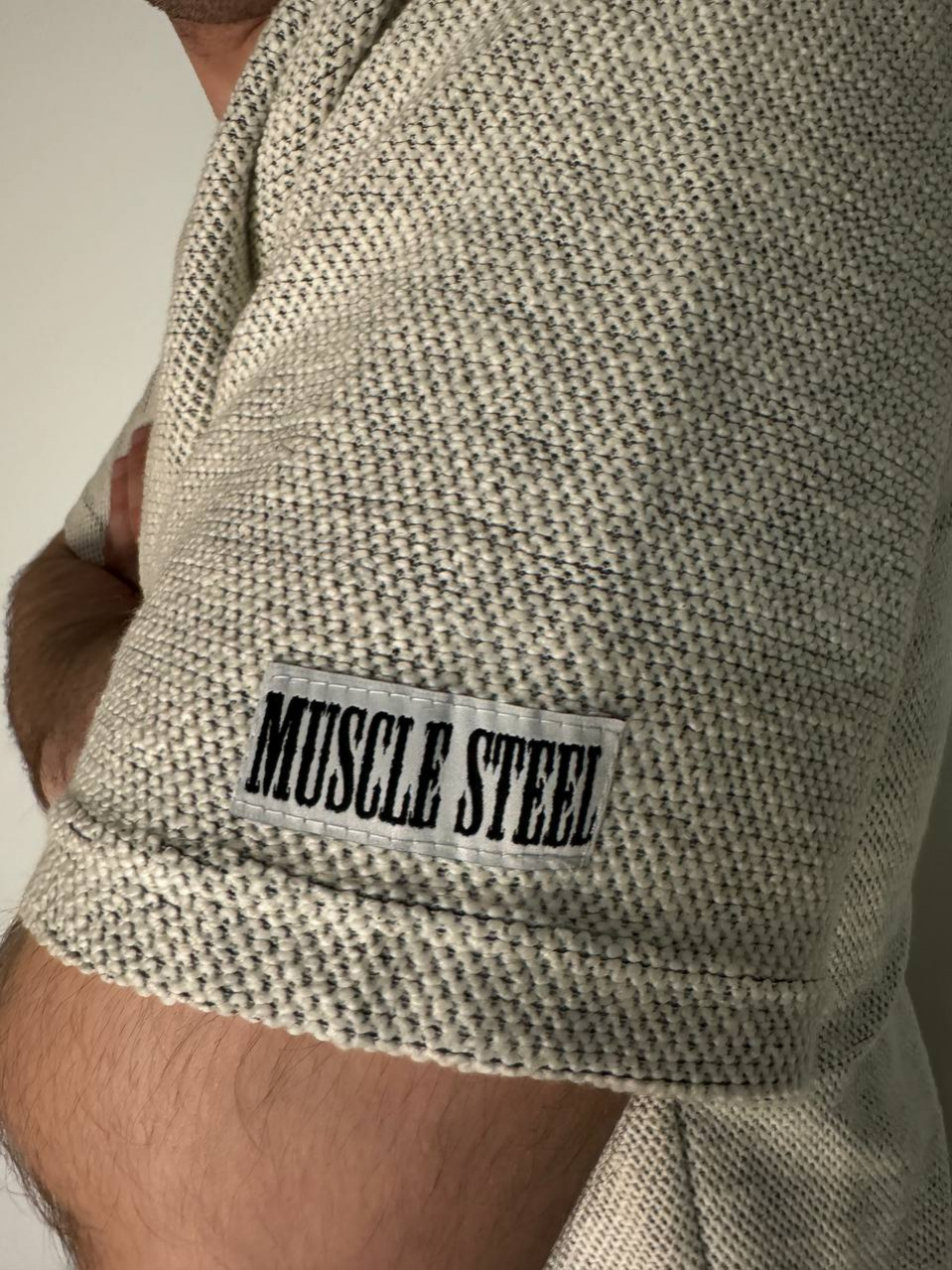 Футболка букле от MUSCLE STEEL. 