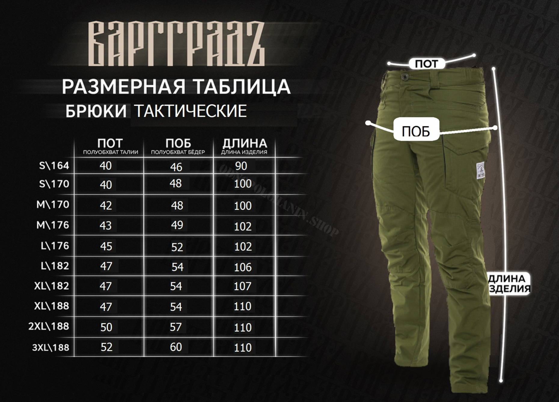 Брюки тактические ВАРГГРАДЪ мужские рип-стоп "XTRM" 
