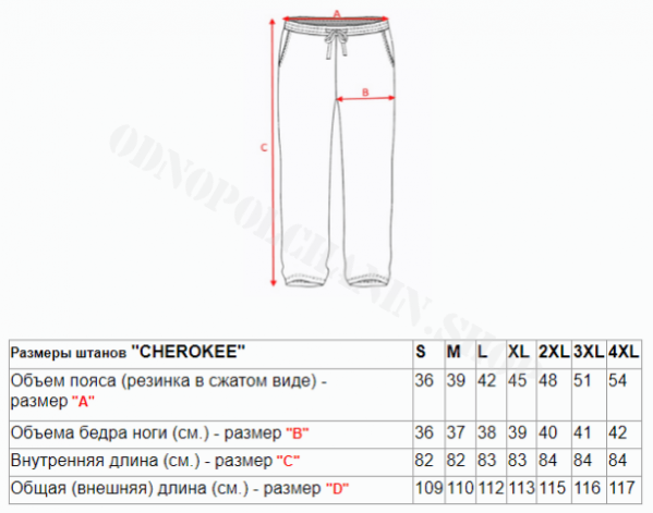 Штаны UNCS  «CHEROKEE» 