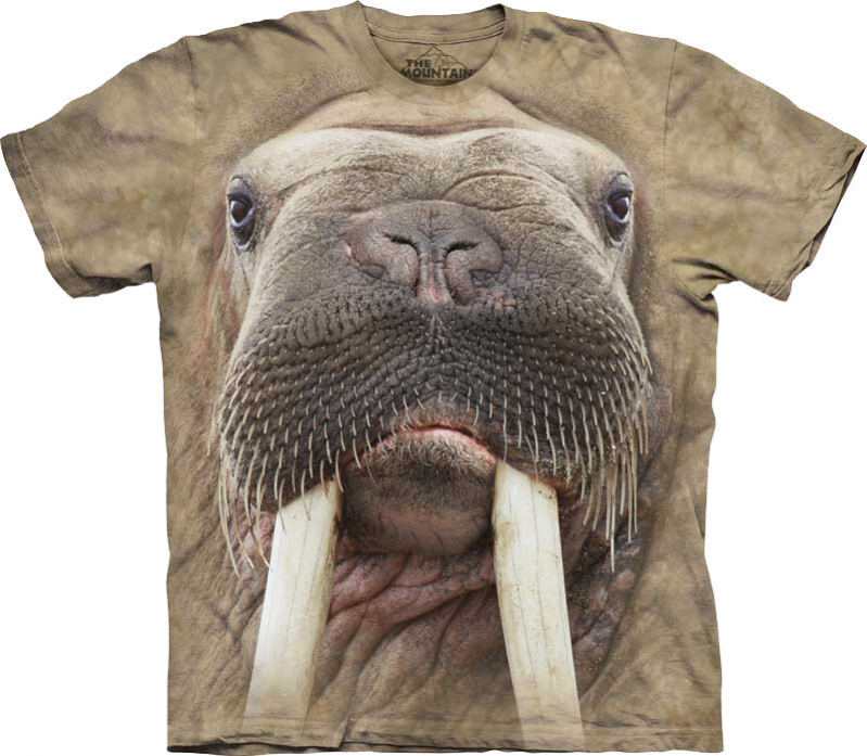 Футболка MOUNTAIN Walrus Face/морж года 