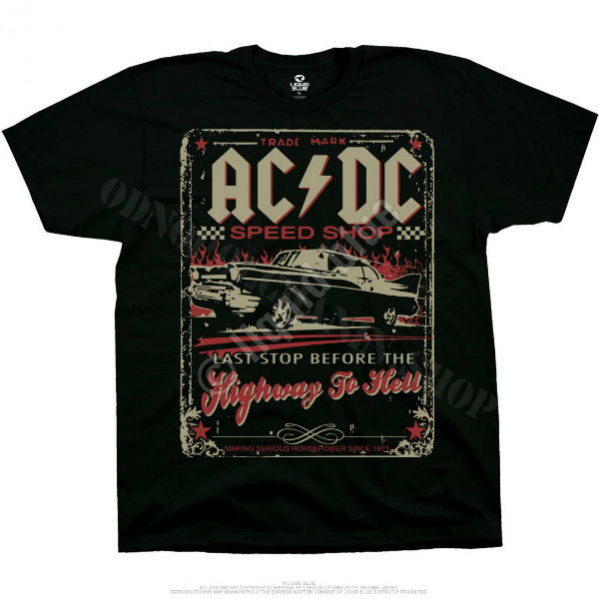 Футболка Liquid Blue AC/DC Speedshop Black 