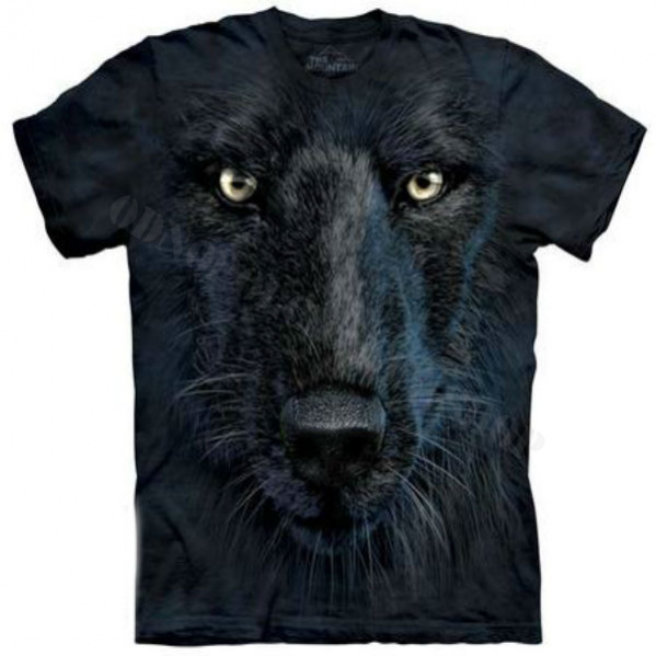 Футболка MOUNTAIN Black Wolf Face 